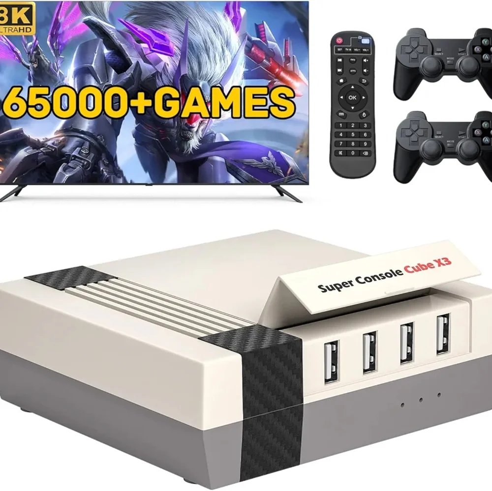 Super Console Cube X3 Retro Game -Gray